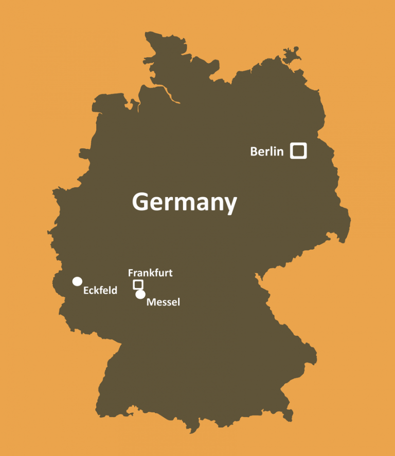 Geographical location of Germany